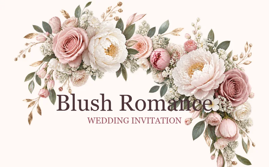 Blush Romance template cover